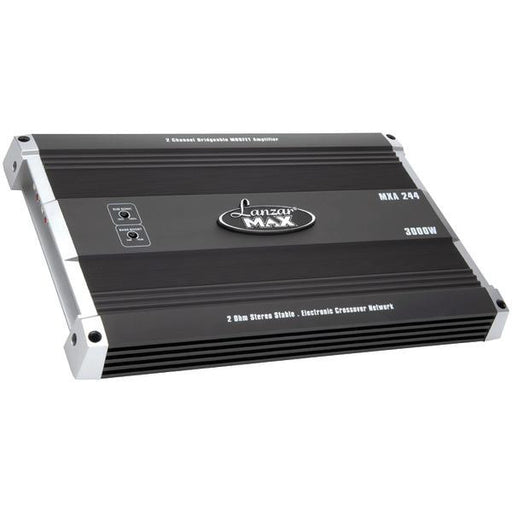 Lanzar Mxa244 Bridgeable Mosfet Amp (3,000w; 2 Channel)