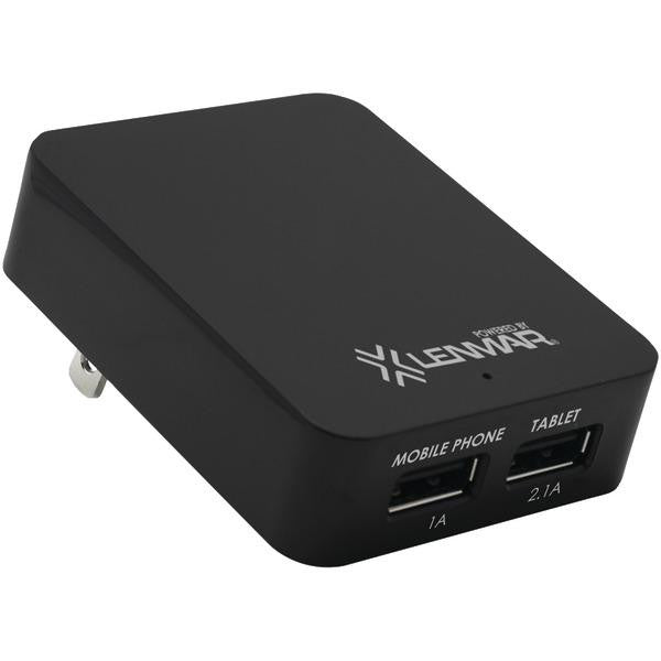 Lenmar Acusb3k Dual Usb Power Adapter (black)