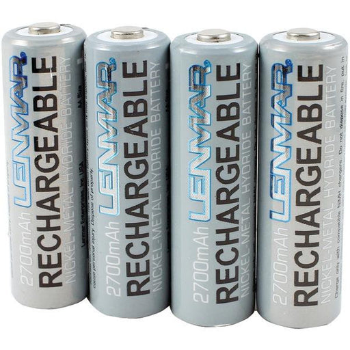 Lenmar Pro427 Aa 2,700mah Nimh Batteries With Protective Case, 4 Pk