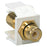 Leviton 40830-bwe Gold-plated Rca Quickport(r) Jack (black Stripe)