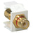 Leviton 40830-bwr Gold-plated Rca Quickport(r) Jack (red Stripe)