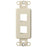 Leviton 41642-t Quickport(r) D Cora(r) Platform (2-port; Light Almond)