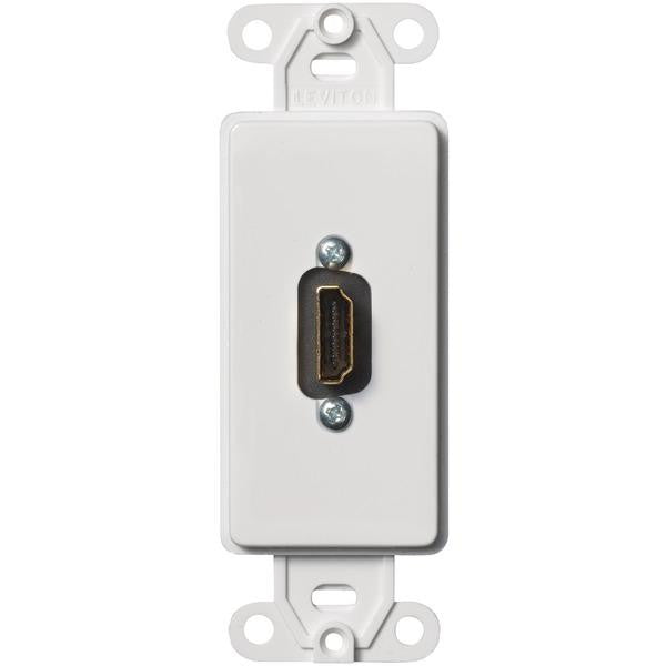 Leviton 41647-w D Cora(r) Insert Hdmi(r) Wall Plate (white)