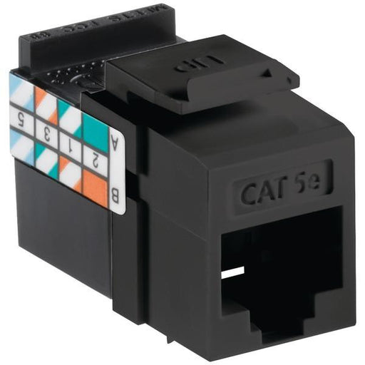 Leviton 5g108-re5 Quickport(r) Cat-5e Jack (black)