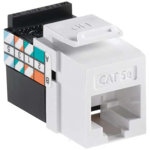 Leviton 5g108-rw5 Quickport(r) Cat-5e Jack (white)