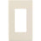 Leviton 80301-st 1-gang Decora Plus Screwless Wallplate (light Almond)