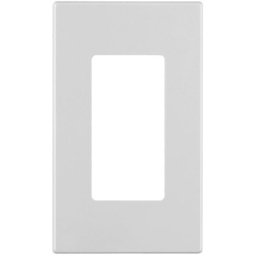 LEVITON 80301-SW 1-Gang Decora Plus Screwless Wallplate (White)