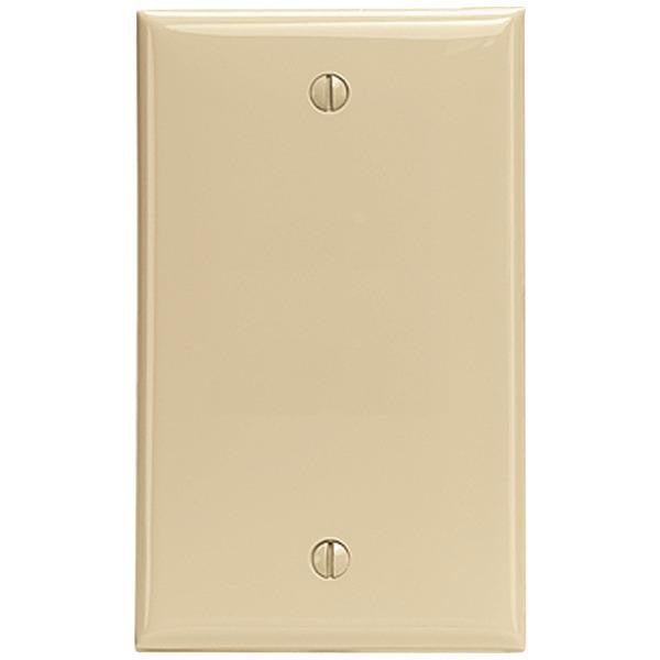 Leviton 80714-i Blank Nylon Wall Plate Box Mount (ivory)