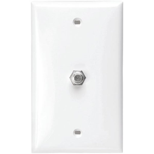 Leviton 80781-w F-connector Wall Plate (white)