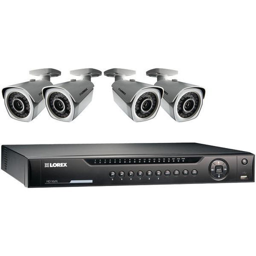 LOREX LNR4082TC4B 8-Channel NVR with 4 PoE 1080p HD IP Bullet Cameras