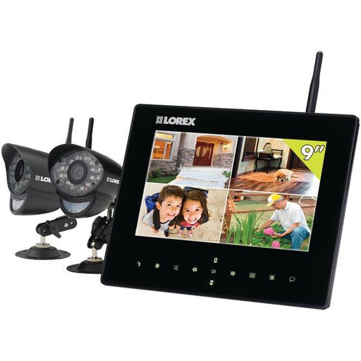 Lorex Lw2932 9" Lcd With Integrated Sd(tm) Recording & 2 Wireless Indoor-outdoor Cameras