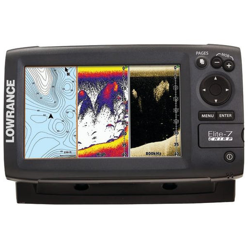 Lowrance 000-11661-001 Elite-7 Chirp Combo Gold Fishfinder-chartplotter 50-200 455-800