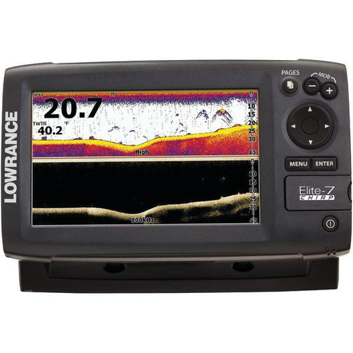 Lowrance 000-11663-001 Elite-7 Chirp Fishfinder With Base Combo