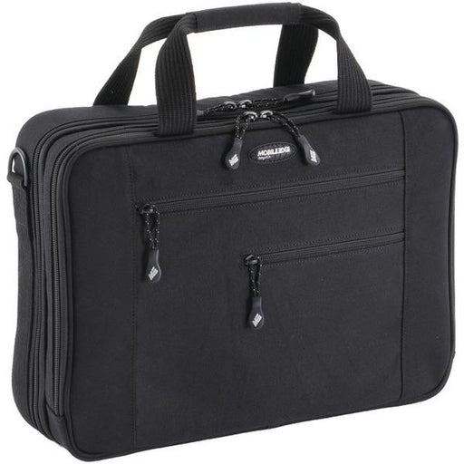 Mobile Edge Mecbc1 16" Pc-17" Macbook(r) Canvas Eco Briefcase, Black