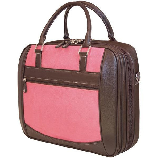 Mobile Edge Mesfebx 16" Pc-17" Macbook(r) Scanfast(tm) Element Briefcase (pink Suede)