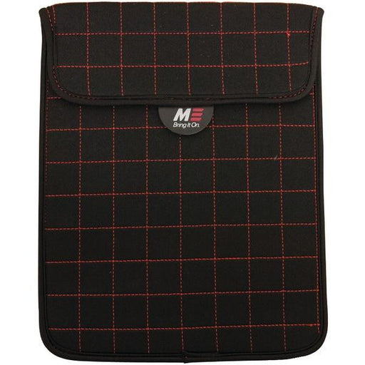 Mobile Edge Messt1107 Neogrid Sleeve For Ipad & 10" Tablets (black With Red Stitching)