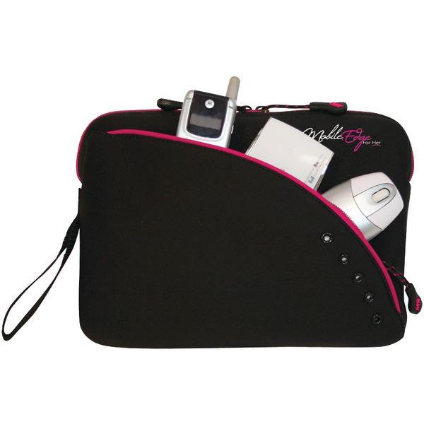 Mobile Edge Messu1-8.9x 8.9" Ipad(r)-tablet Sleeve (black & Pink)