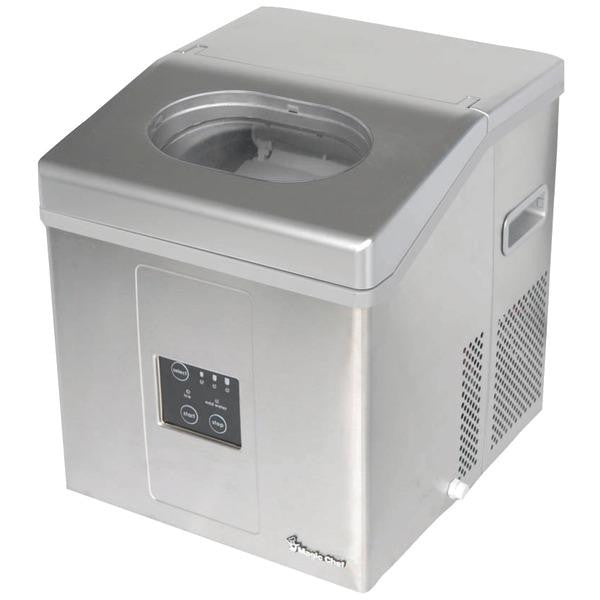 Magic Chef Mcim30sst 30lb-capacity Stainless Steel Portable Mini Ice Maker