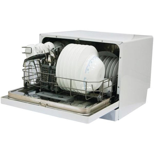 MAGIC CHEF MCSCD6W3 6-Place Countertop Dishwasher
