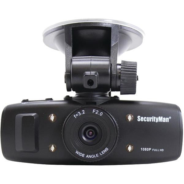 Security Man Carcam-sd Hd Car Camera With Impact-sensing Recording