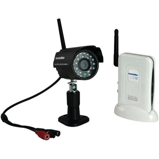 Security Man Digioutair 2.4ghz Digital Wireless Indoor-outdoor Camera Kit With Audio & Night Visio