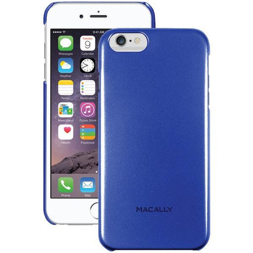 Macally Snapp6lbl Iphone(r) 6 Plus 5.5" Snap-on Case (metallic Blue)