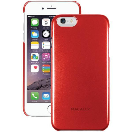 Macally Snapp6lr Iphone(r) 6 Plus 5.5" Snap-on Case (metallic Space Red)