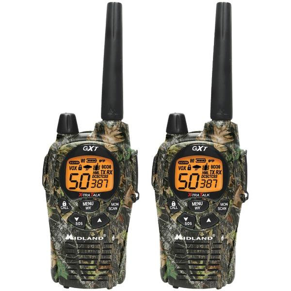 Midland Gxt1050vp4 36-mile Camo Gmrs Radio Pair Pack With Batteries & Drop-in Charger