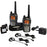 Midland Gxt860vp4 36-mile Gmrs Radio Pair Pack With Drop-in Charger, Rechargeable Batteries & Head