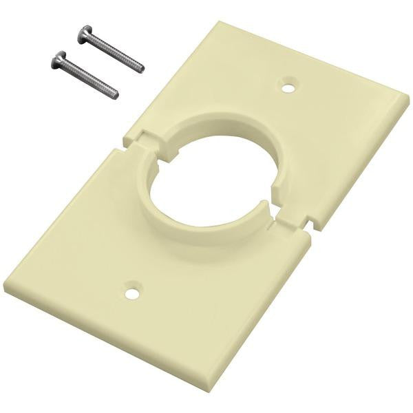 Midlite 1gsal Single-gang Splitport(tm) Wall Plate (almond)