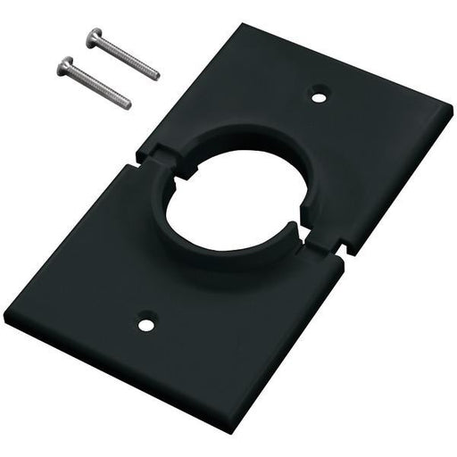 Midlite 1gsbk Single-gang Splitport(tm) Wall Plate (black)