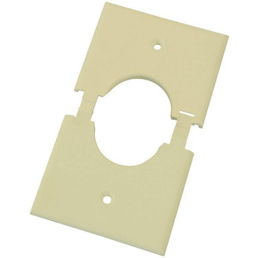 Midlite 1gspiv Single-gang Splitport(tm) Plus Wall Plate (ivory)