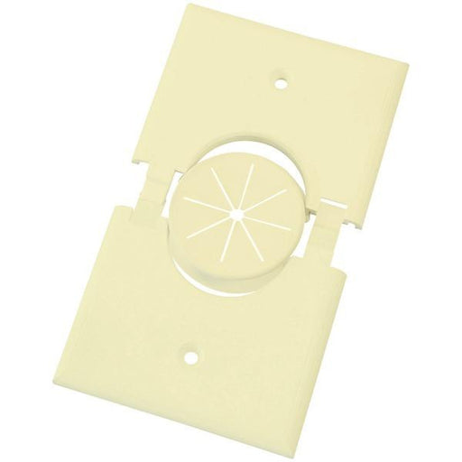 Midlite 1gspla-gr10 Single-gang Splitport(tm) Plus With Grommet (light Almond)