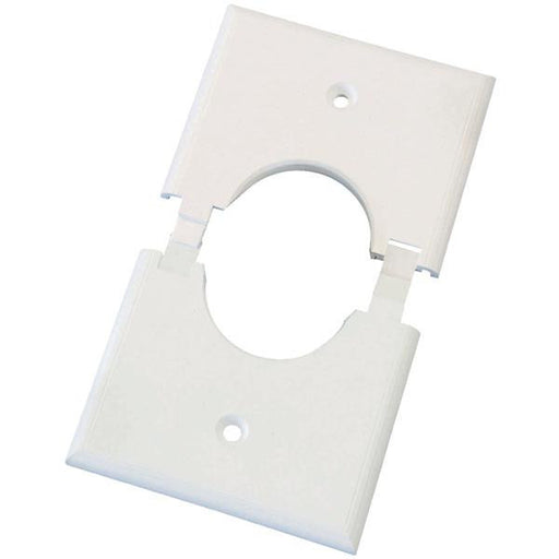 Midlite 1gspwh Single-gang Splitport(tm) Plus Wall Plate (white)