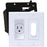 Midlite 2a4641-w D Cor Recessed Receptacle Kit