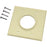 Midlite 2gal Double-gang Wireport(tm) Wall Plate (almond)