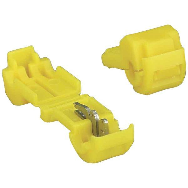 Install Bay 3mytt 3m(tm) T Tap, 100 Pk (yellow; 12 - 10 Gauge)