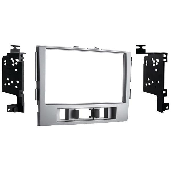 Metra 95-7361s 2010 - 2012 Hyundai(r) Santa Fe With Factory Nav Double-din Installation Kit, Silve