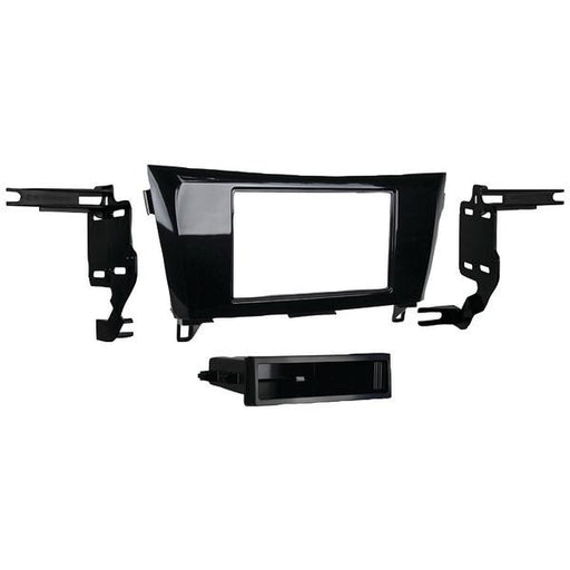 Metra 99-7622hg 2014 & Up Nissan(r) Rogue Iso-din Installation Kit, High Gloss Black Metallic