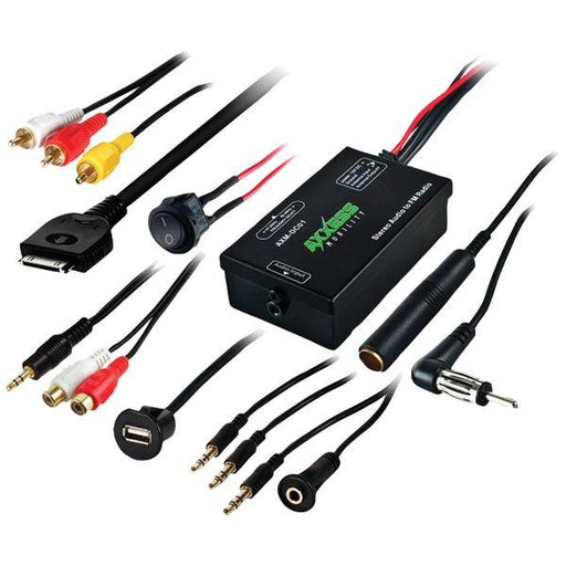 Axxess Mobility Axm-dc01 Wired Fm Modulator Universal Stereo Audio Input With Smart Connections 30