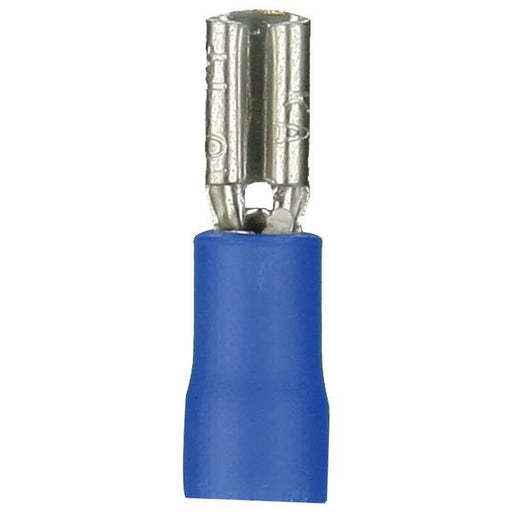 Install Bay Bvfd110 Noninsulated Female Quick Disconnects, 100 Pk (blue; 16 - 14 Gauge; .110)