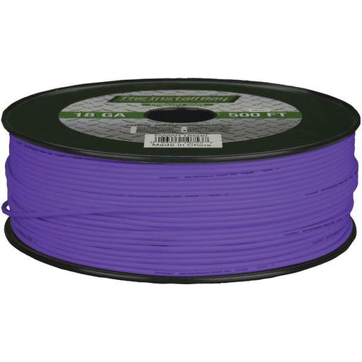 Install Bay Pwpl18500 18-gauge Primary Wire, 500ft (purple)