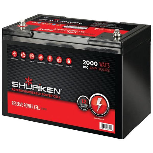 Shuriken Sk-bt100 Battery (100 Amps, 2,000 Watts)