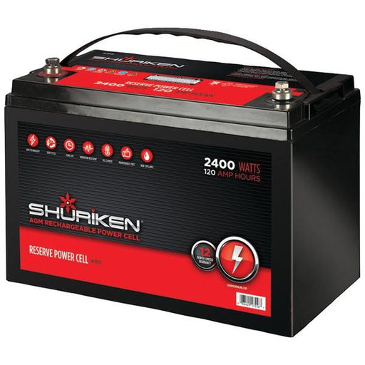 Shuriken Sk-bt120 Battery (120 Amps, 2,400 Watts)