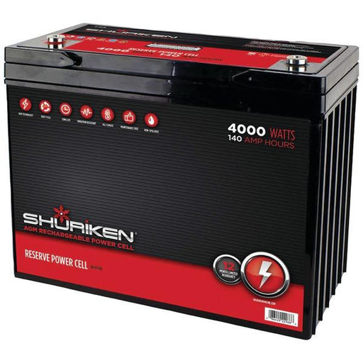 Shuriken Sk-bt140 Battery (140 Amps, 4,000 Watts)