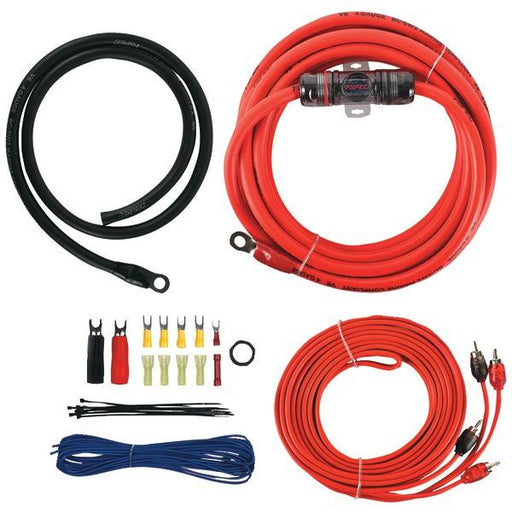 T-spec V6-rak4 V6 Series Amp Installation Kit With Rca Cables (4 Gauge)