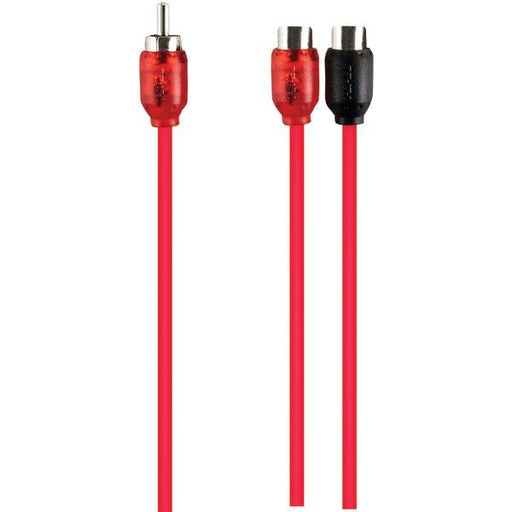 T-spec V6rca-y2 V6 Series 1 Male To 2 Female Y-adapter