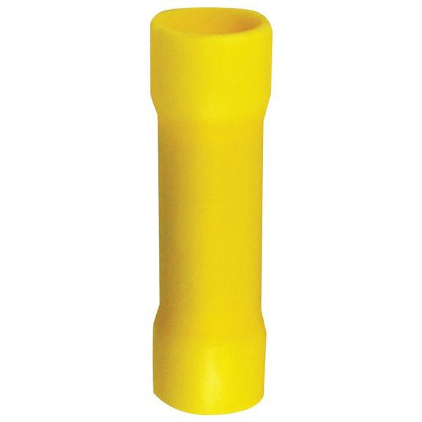 Install Bay Yvbc4 Vinyl Butt Connector (yellow; 4 Gauge; 25 Pk)