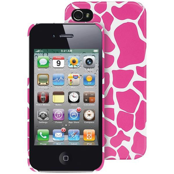 THE MACBETH COLLECTION MB-P4CPG iPhone(R) 4-4S PC Case (Pink Giraffe)