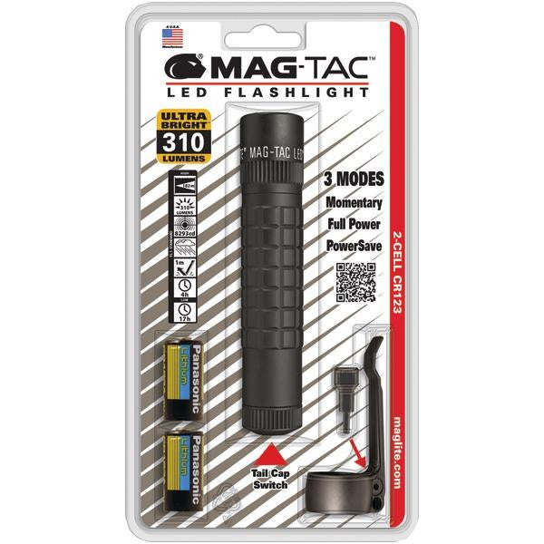 MAGLITE SG2LRE6 MAGTAC(TM) LED Flashlight (310-Lumen; Plain Bezel)